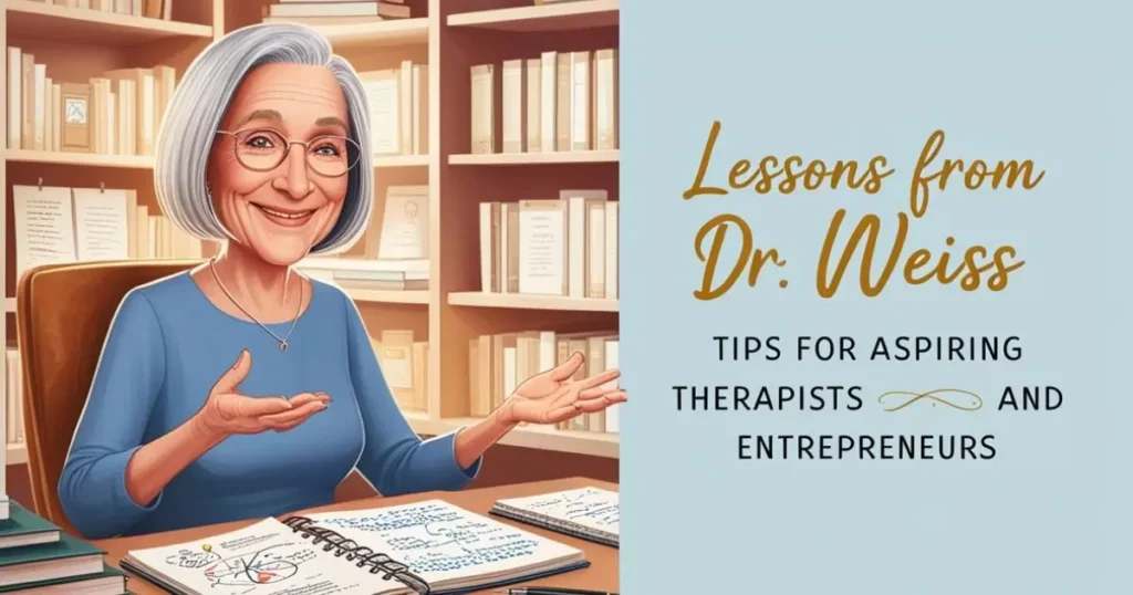 Lessons from Dr. Weiss: Tips for Aspiring Therapists and Entrepreneurs