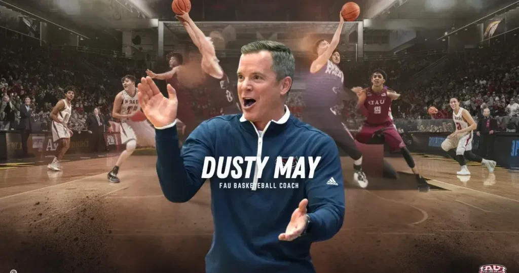 Dusty May FAU Basketball Coach