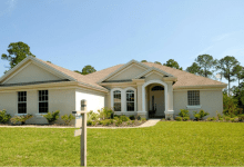 A white house on sale
