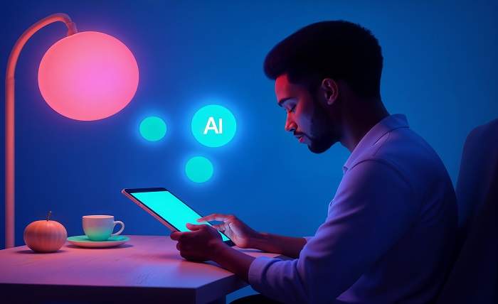 technology hologram illustrated