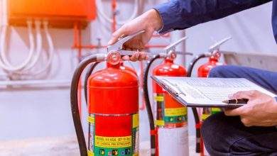 Combining Fire Extinguisher and Emergency Evacuation