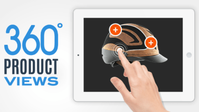 Sample 3D product angle PDP in white setting