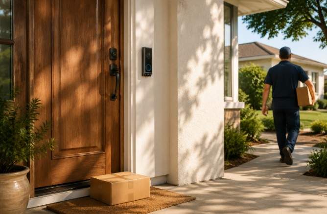 What a Doorbell Security Camera Shows That Porch Cameras Miss